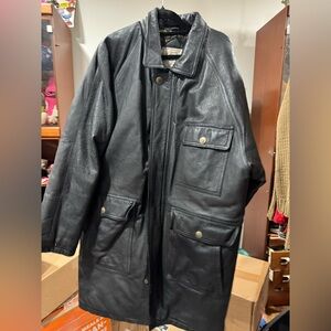 Vintage America Black Military Coat